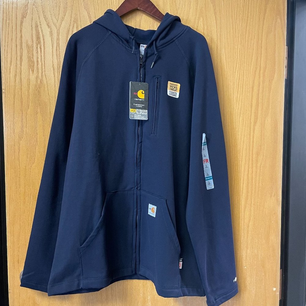 Carhartt Flame-Resistant Force Fleece Full Zip Sweatshirt NWT